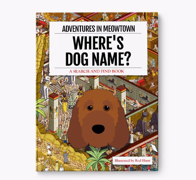 Personalised Irish Doodle Book: Where's Dog Name? Volume 2